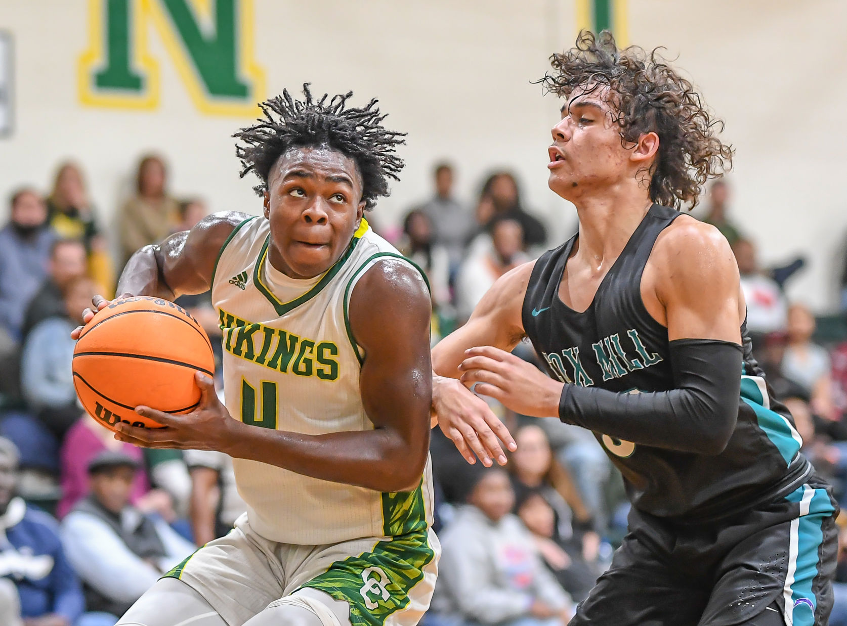 Friday night high school basketball action
